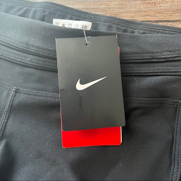 NEW Nike Dri-Fit black cropped running pants womens size M new NWT - Picture 5 of 10